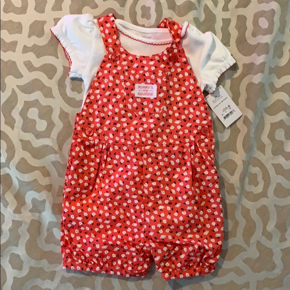 *{BRAND NEW}* Baby Girl Overall Set